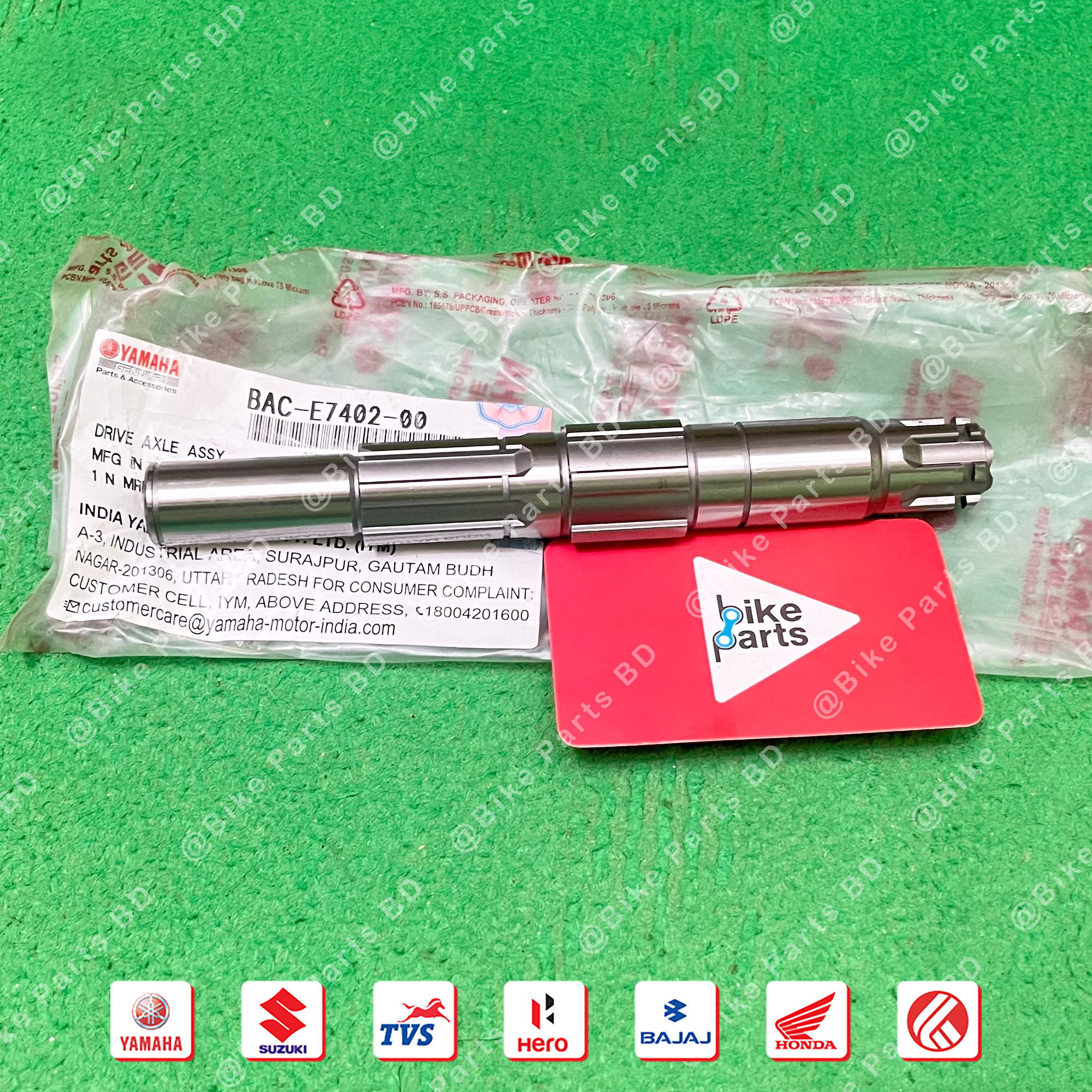 Drive Axel Assy (Front Sprocket Sap) for Yamaha FZS V1, FZS V2, FZS V3, FZS V4, Fazer V1, Fazer V2 bike._img_2