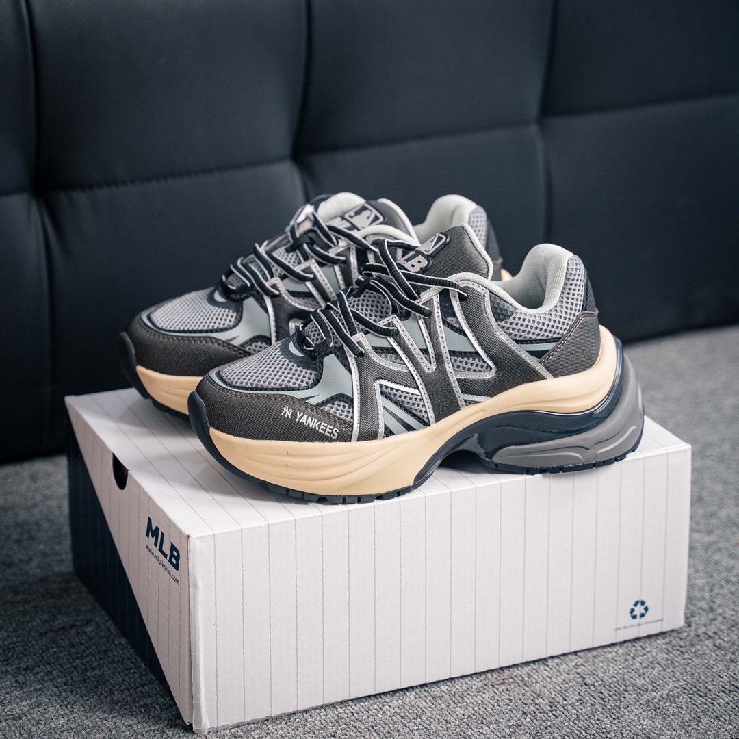 MLB Bigball Chunky Fielder Denim New York Yankees Sneakers (1:1)_img_1