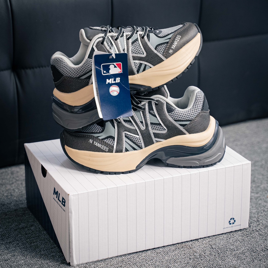 MLB Bigball Chunky Fielder Denim New York Yankees Sneakers (1:1)_img_4