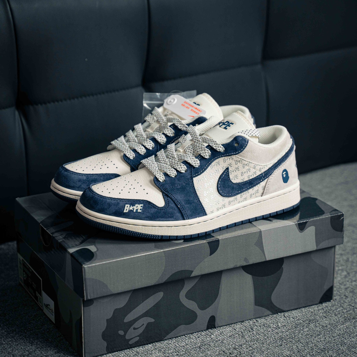 Nike Air Jordan 1 Low x BAPE sneakers (1:1)_img_1