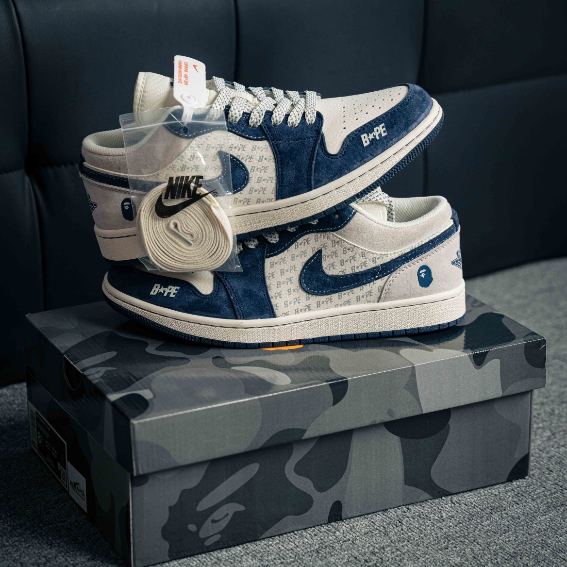 Nike Air Jordan 1 Low x BAPE sneakers (1:1)_img_4
