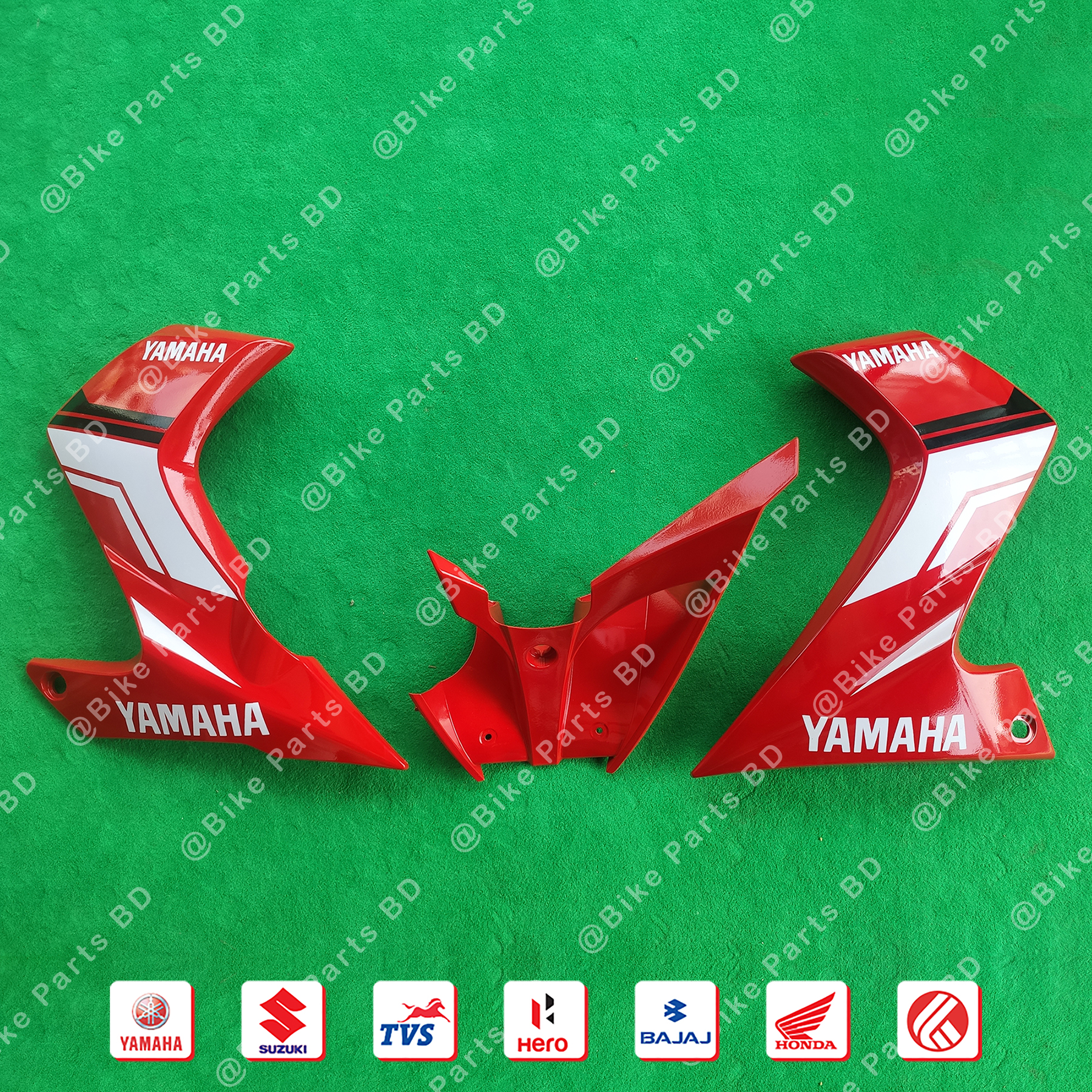Engine guard for Yamaha FAZER V2 (Red Colour) bike._img_0