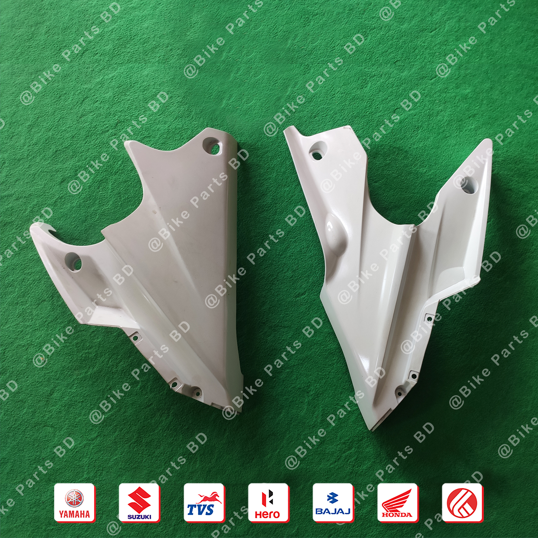 Engine guard for Yamaha FZS V2, FAZER V2 (White Colour R15V2) bike.