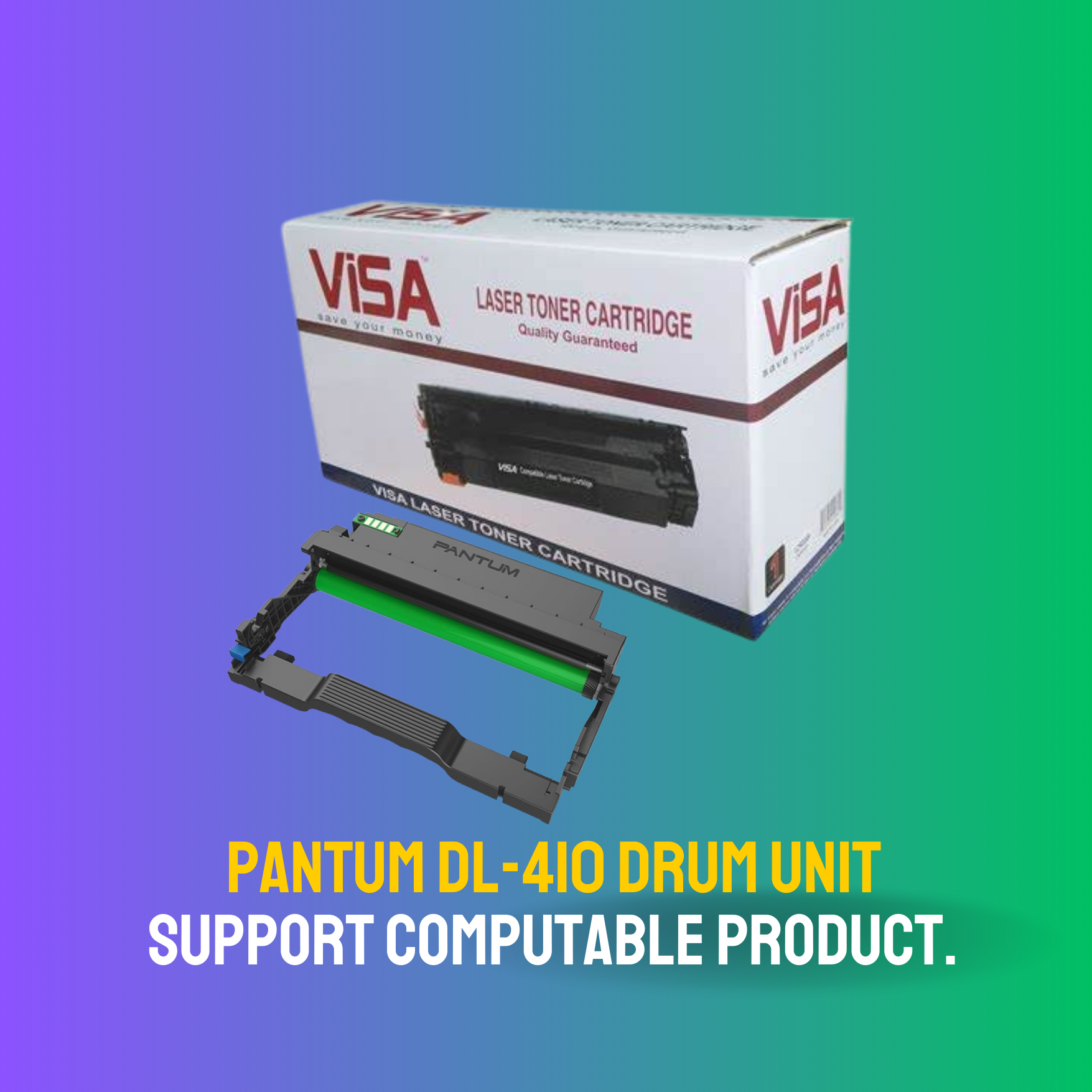 Pantum DL-410 Drum Unit  Chinese Toner Cartridge # VISA BRAND