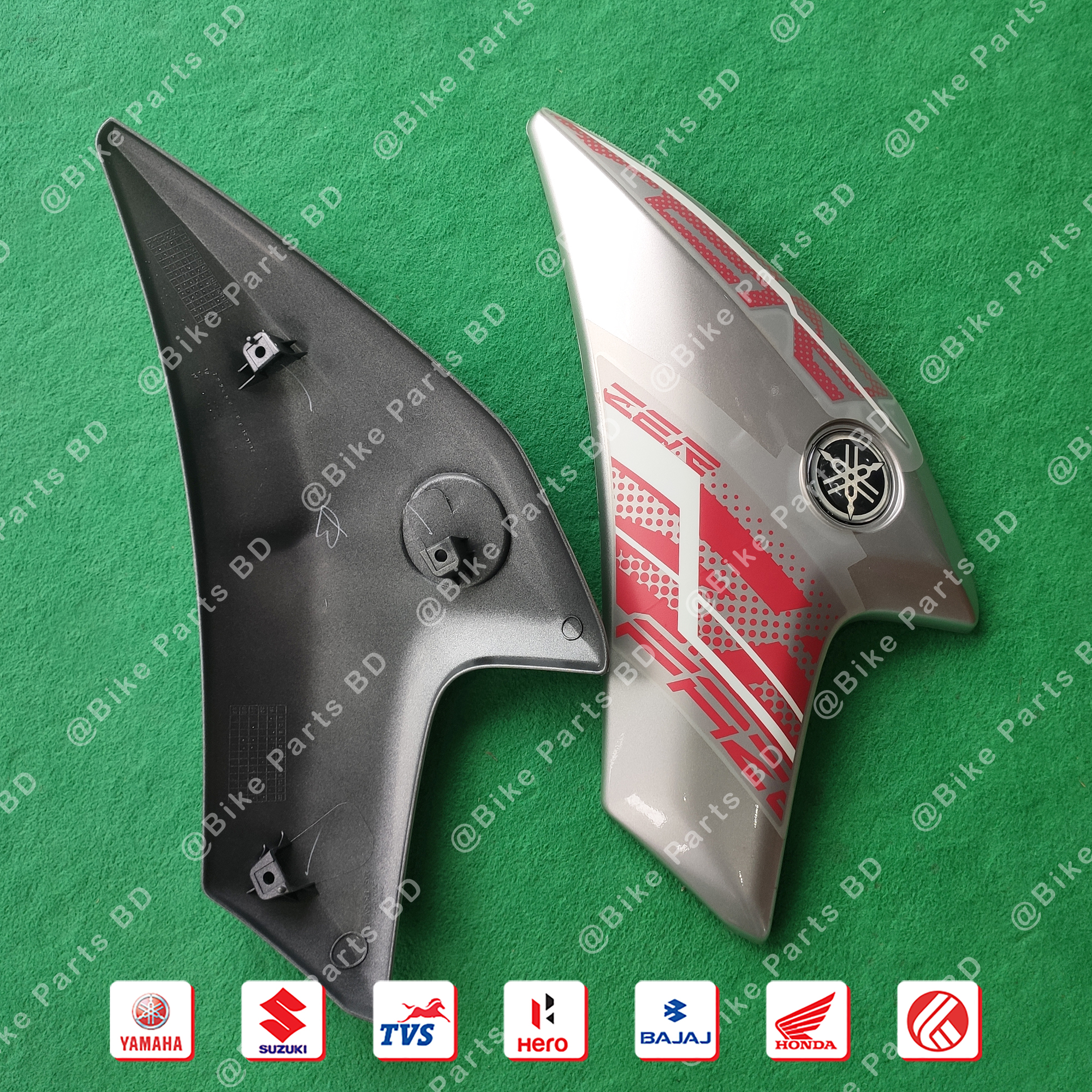 1/2 Part (Silver & Red) for Yamaha Fazer V1 Red Color bike.