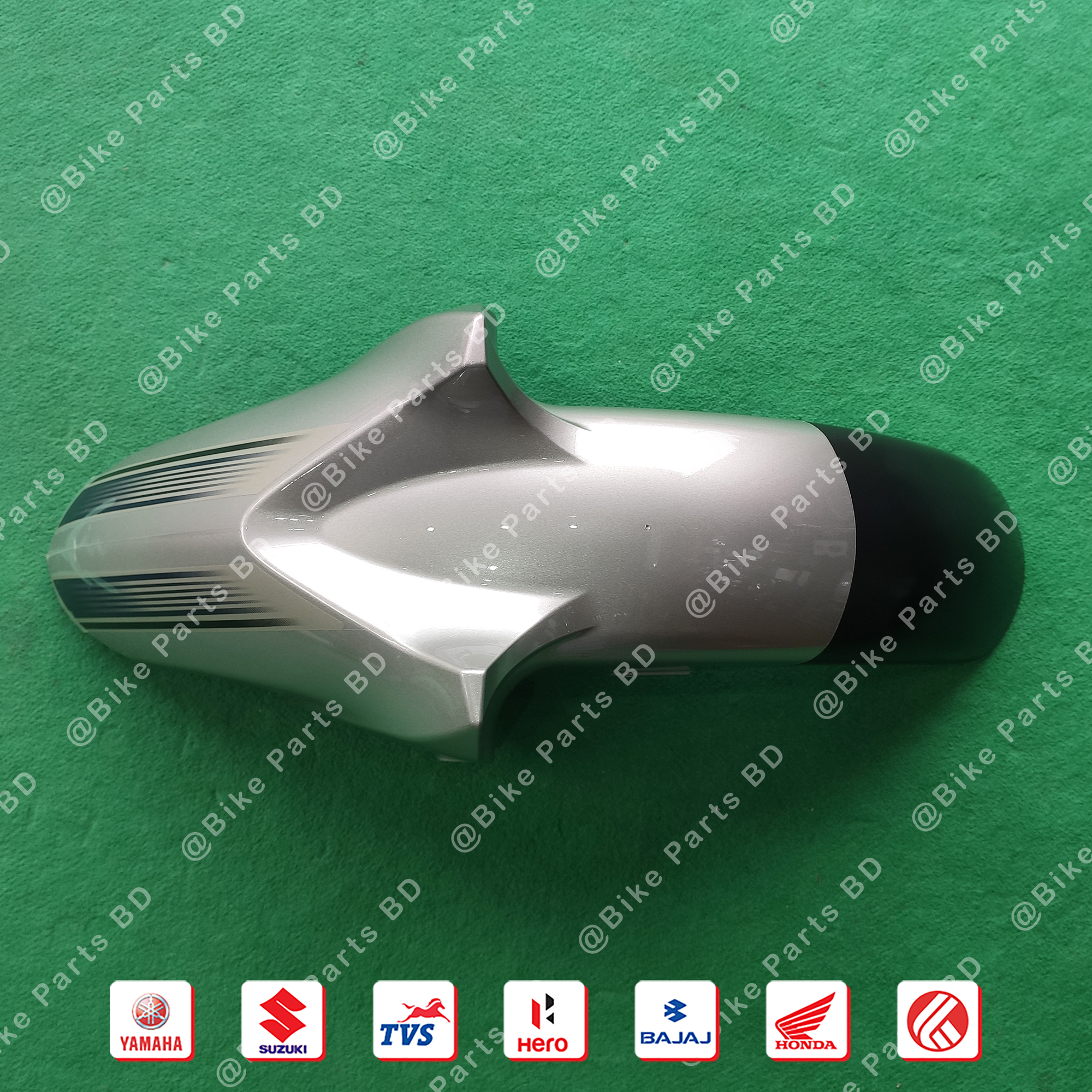Mudguard (Silver) for Yamaha FZS V1 & Fazer V1 bike._img_0