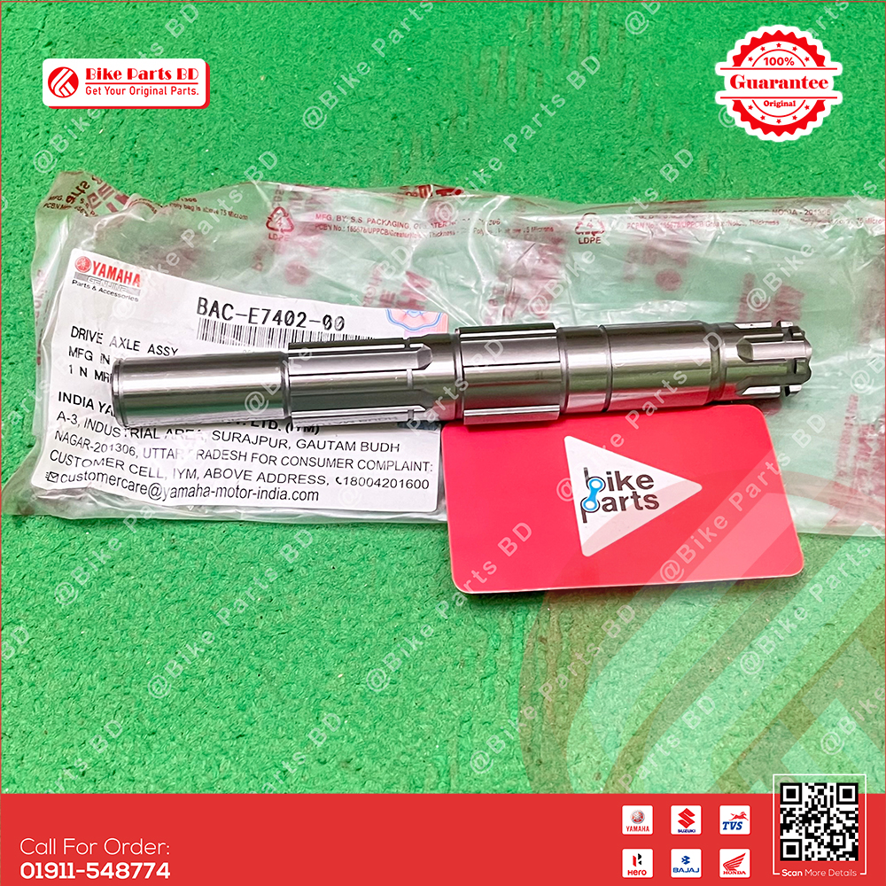 Drive Axel Assy (Front Sprocket Sap) for Yamaha FZS V1, FZS V2, FZS V3, FZS V4, Fazer V1, Fazer V2 bike._img_0