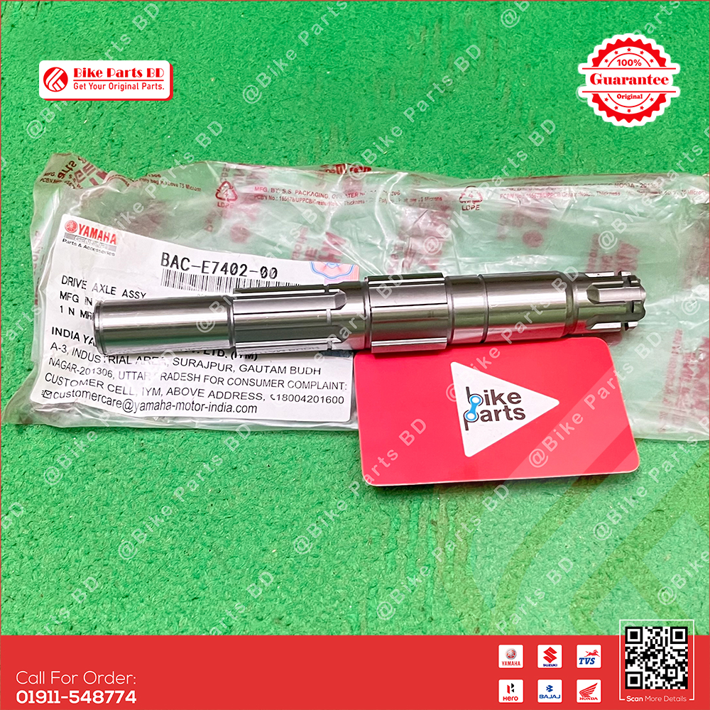 Drive Axel Assy (Front Sprocket Sap) for Yamaha FZS V1, FZS V2, FZS V3, FZS V4, Fazer V1, Fazer V2 bike._img_1