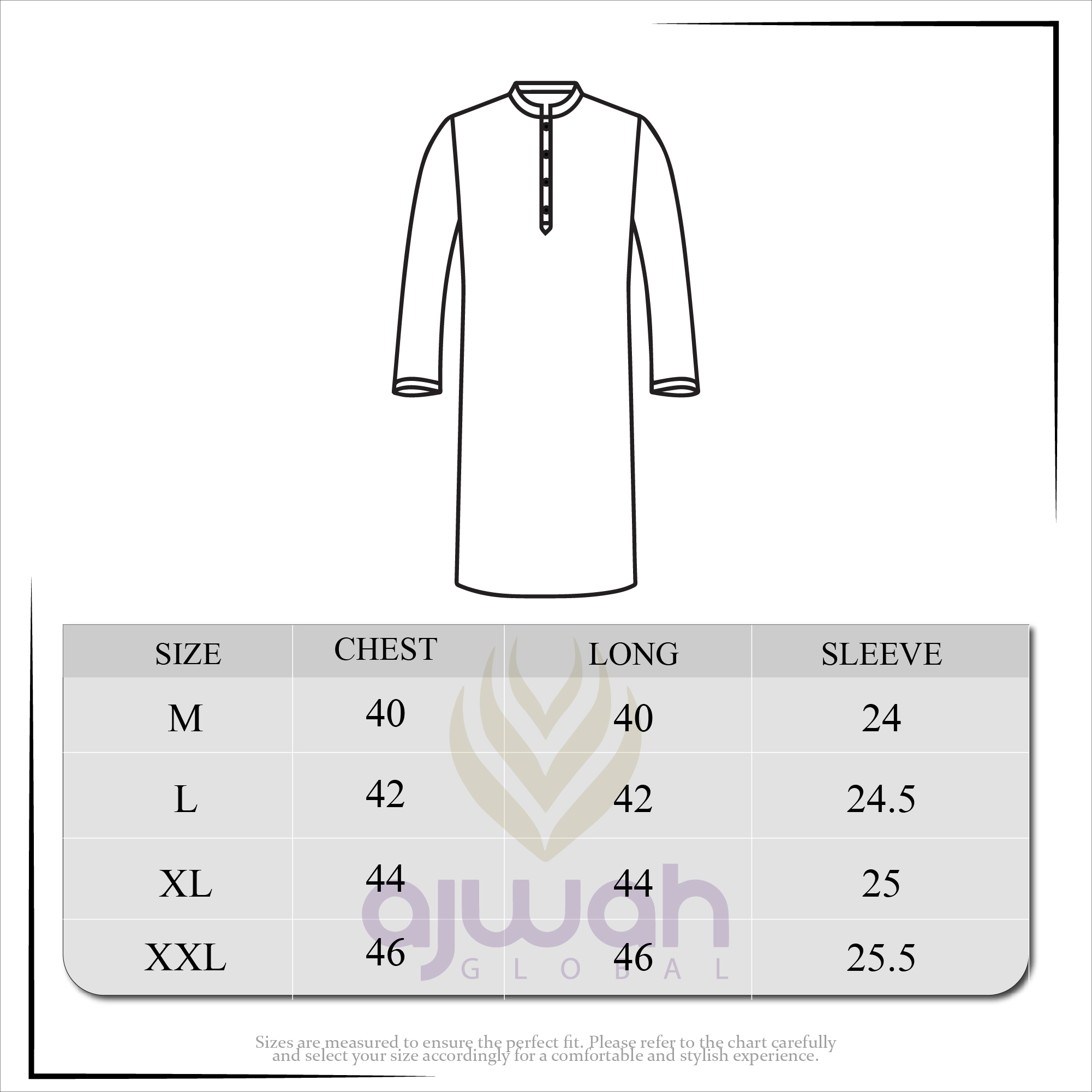 Perfect Fit with the Ajwah Classic Royale White Panjabi for Men_img_5