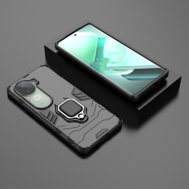 IQOO Z9s Shockproof PC + TPU Holder Phone Case_img_1