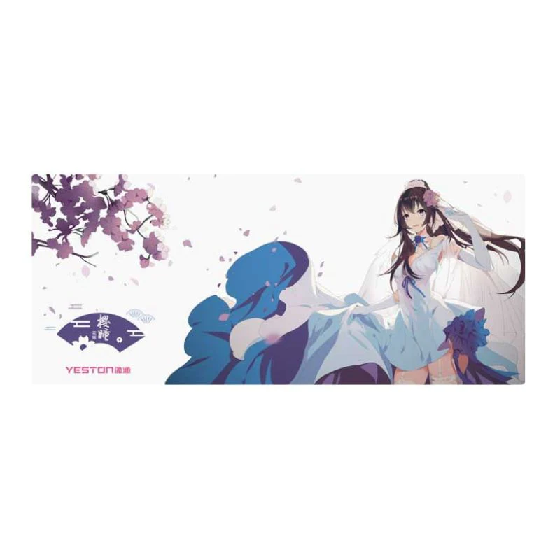 (Stock Out) Yeston Sakura Mouse pad | Thick Extended Mouse Mat Non-Slip Spill-Resistant Desk Pad_img_0