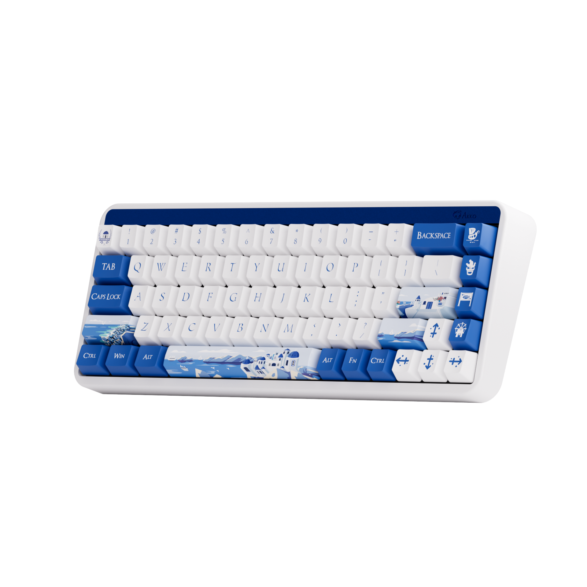 Akko JIN01 Santorini Tri Mode Aluminum Mechanical Keyboard_img_1