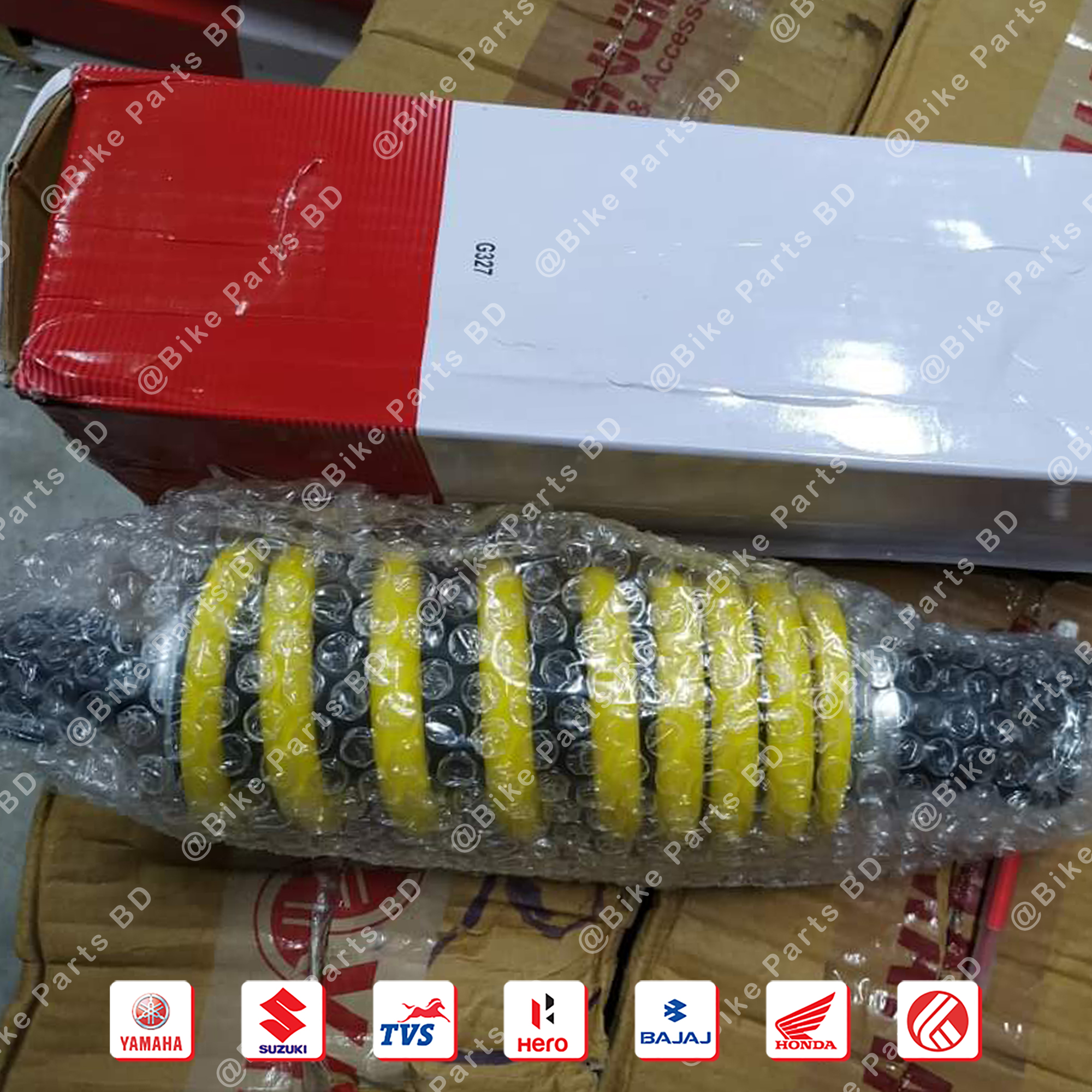 Shock Absorber (Yellow) for Yamaha FZS V1, & Fazer V1 bike._img_1