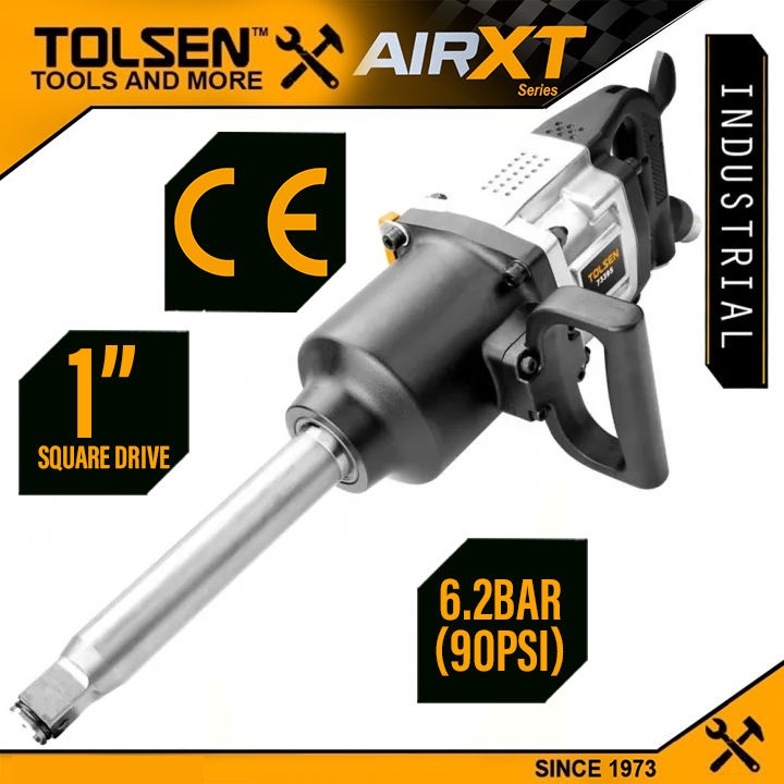 TOLSEN 73395 Long Nose Air Impact Wrench 1" Square Drive (3200Nm Torque) Model: 73395_img_1