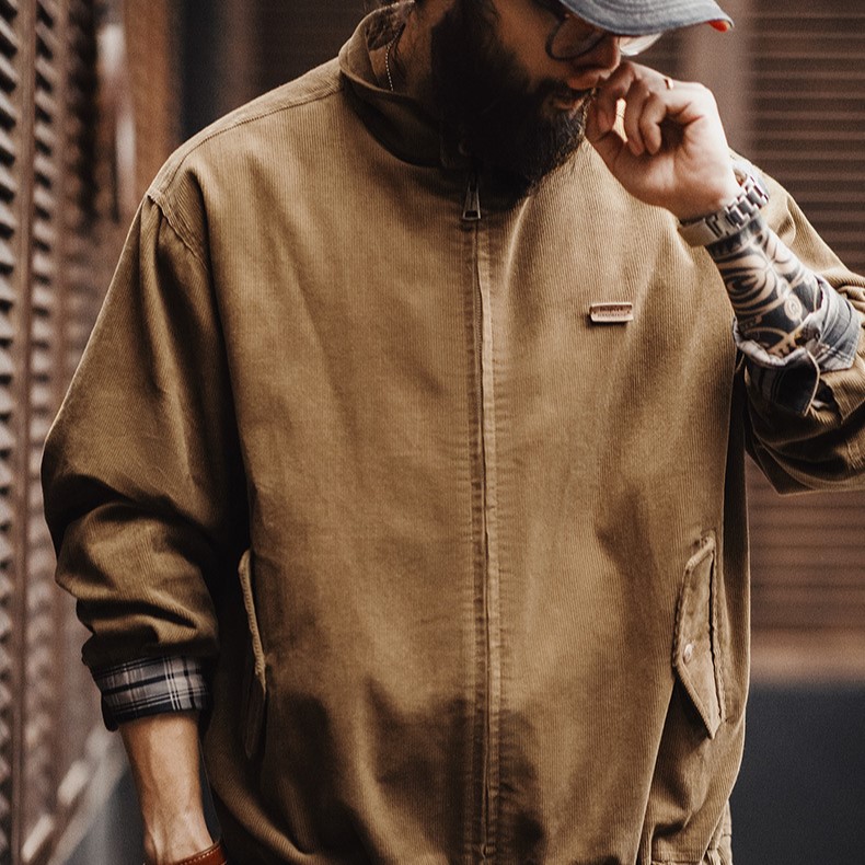 Stand up Collar Casual Jacket_img_2