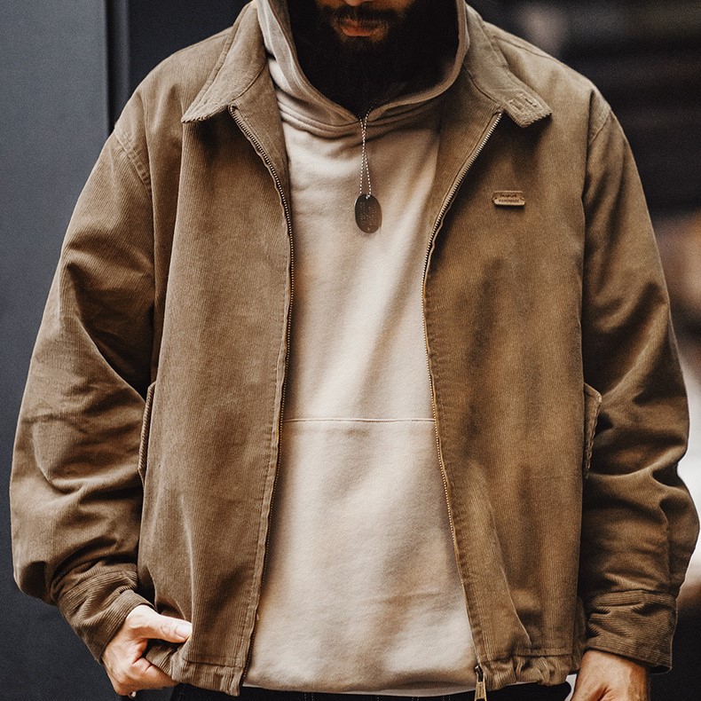 Stand up Collar Casual Jacket_img_3