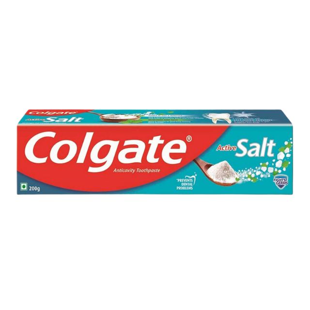 Colgate Anticavity Active Salt Toothpaste 200gm(কোলগেট অ্যান্টিক্যাভিটি অ্যাক্টিভ সল্ট টুথপেস্ট)_img_0