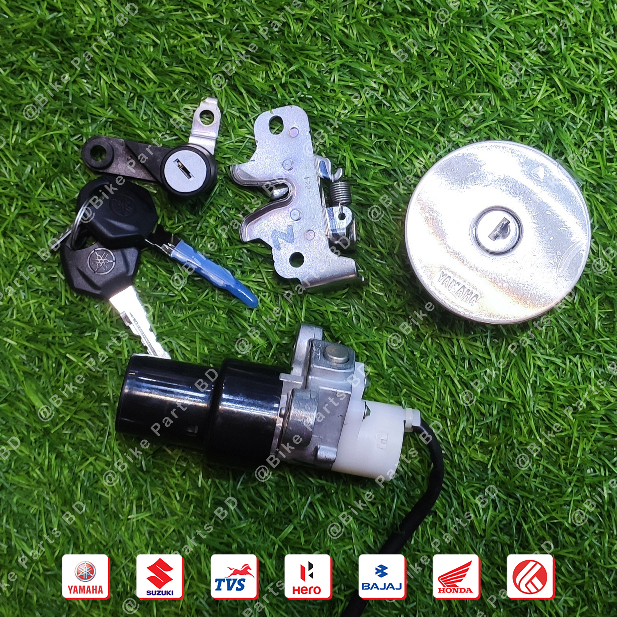 Lock Set for Yamaha FZS V2 & Fazer V2 Bike._img_0