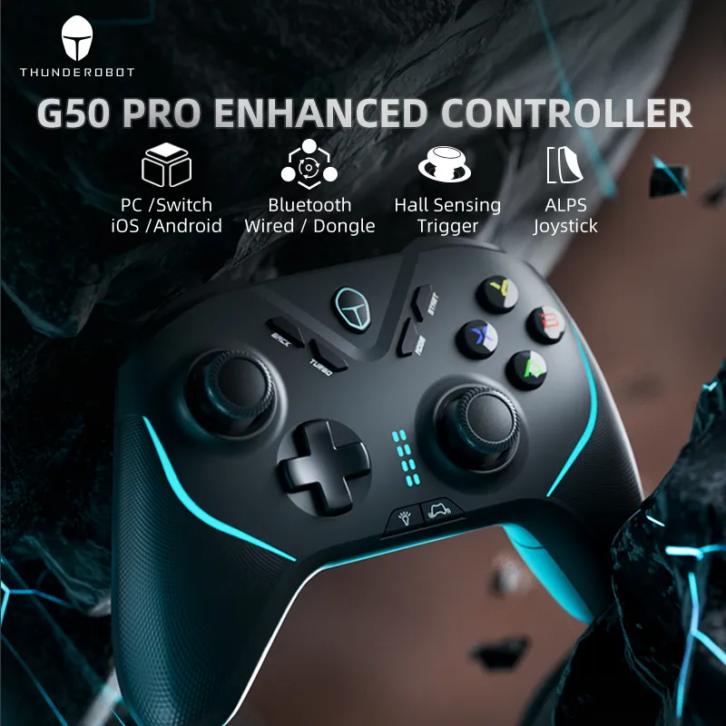 (Stock Out) Thunderobot G50 Pro Tri Mode Xbox-Layout Hall Trigger Gaming Controller For PC/Switch/IOS/Android_img_3