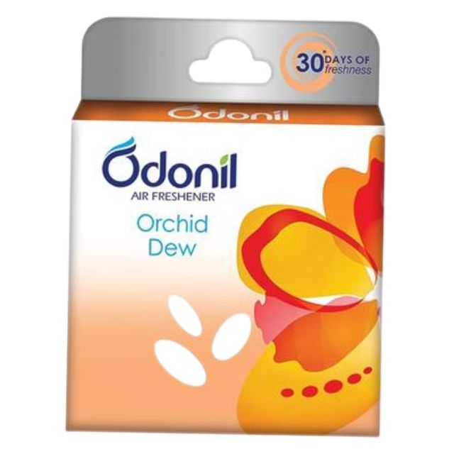 Odonil Air Freshener Block Orchid Dew 48gm(ওডোনিল এয়ার ফ্রেশনার ব্লক অর্কিড শিশির)_img_0