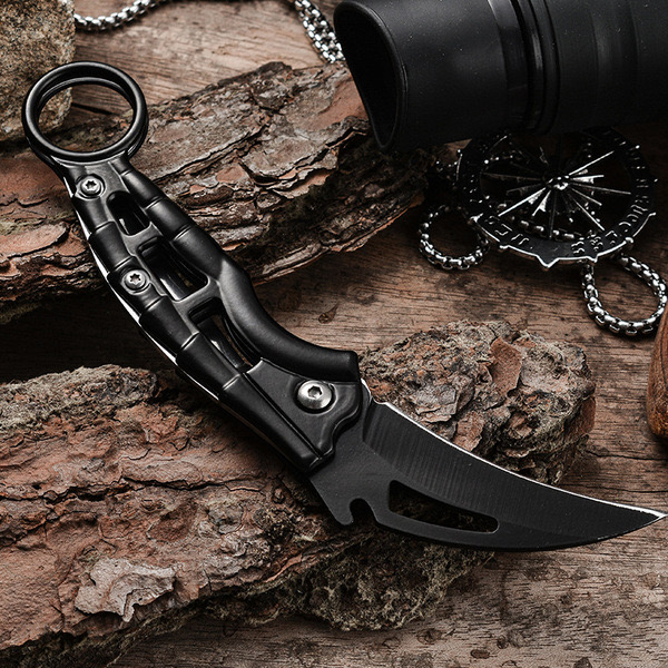 Stainless steel outdoor mini folding knife_img_3