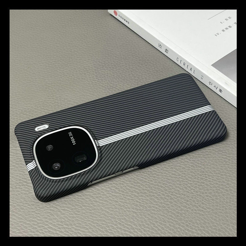 Premium carbon fiber track case for IQOO12_img_3