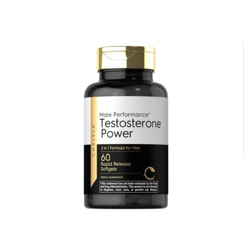 Testosterone Power Male Performance 60 Softgels - Made in USA