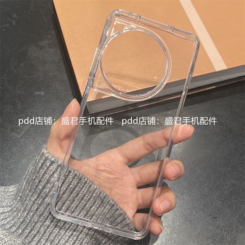 Oneplus 12R anti-yellow premium transparent cover_img_0