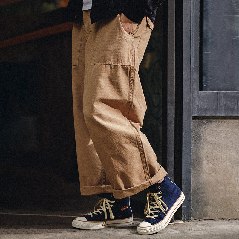 Retro Corduroy High Top Board Shoes_img_2