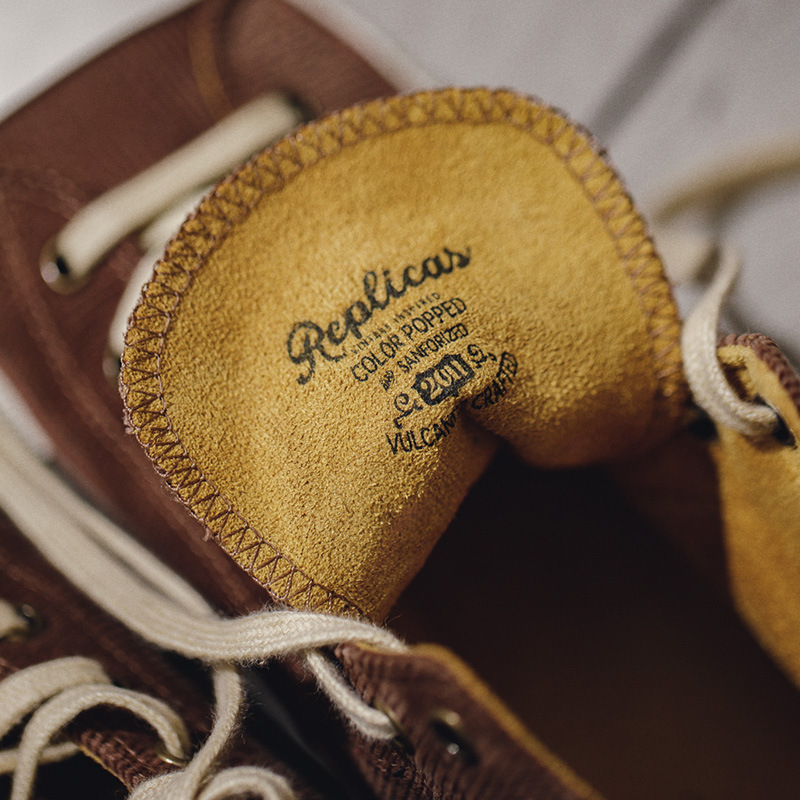 Retro Corduroy High Top Board Shoes_img_3