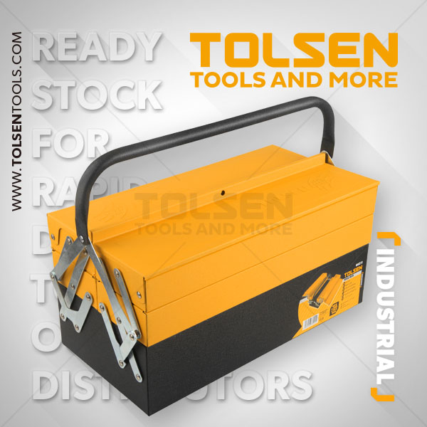 TOLSEN 80211 Steel Tool Box 16" (404x200x198mm), 3 layers 80211_img_1