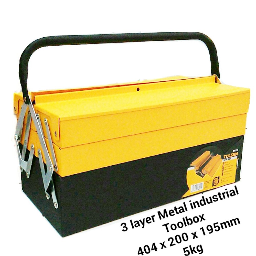TOLSEN 80211 Steel Tool Box 16" (404x200x198mm), 3 layers 80211_img_2