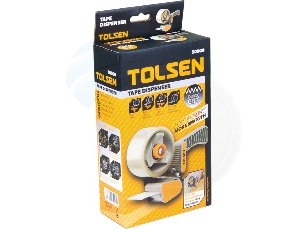 TOLSEN 2" Tape Dispenser with Free 1pc Roll Tape Model: 50000_img_2