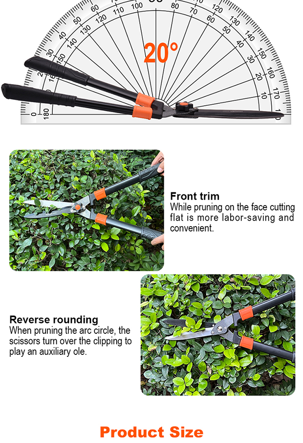 HARDEN Garden Hedge Shear 25" Rubber Grip; 630502_img_8
