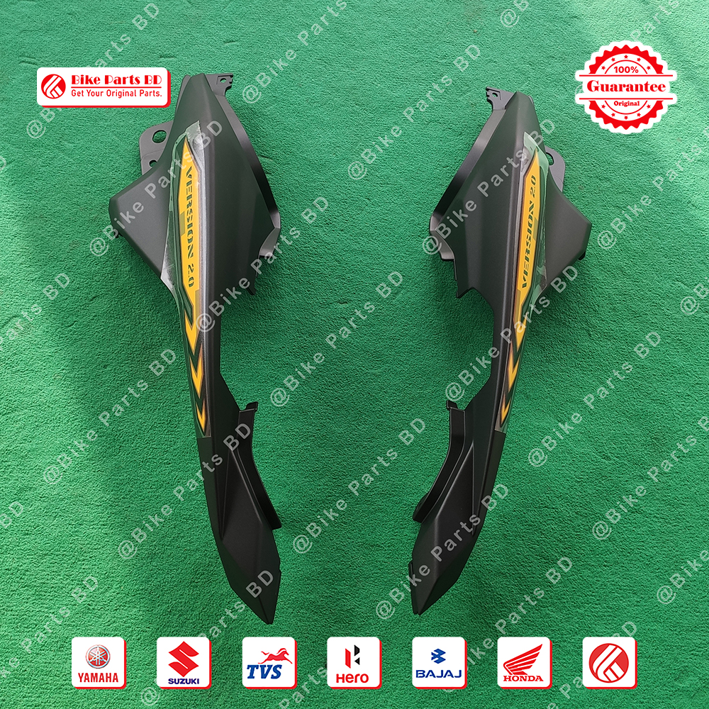 Back Panel for Yamaha FZS V2 (Army Color) bike._img_0