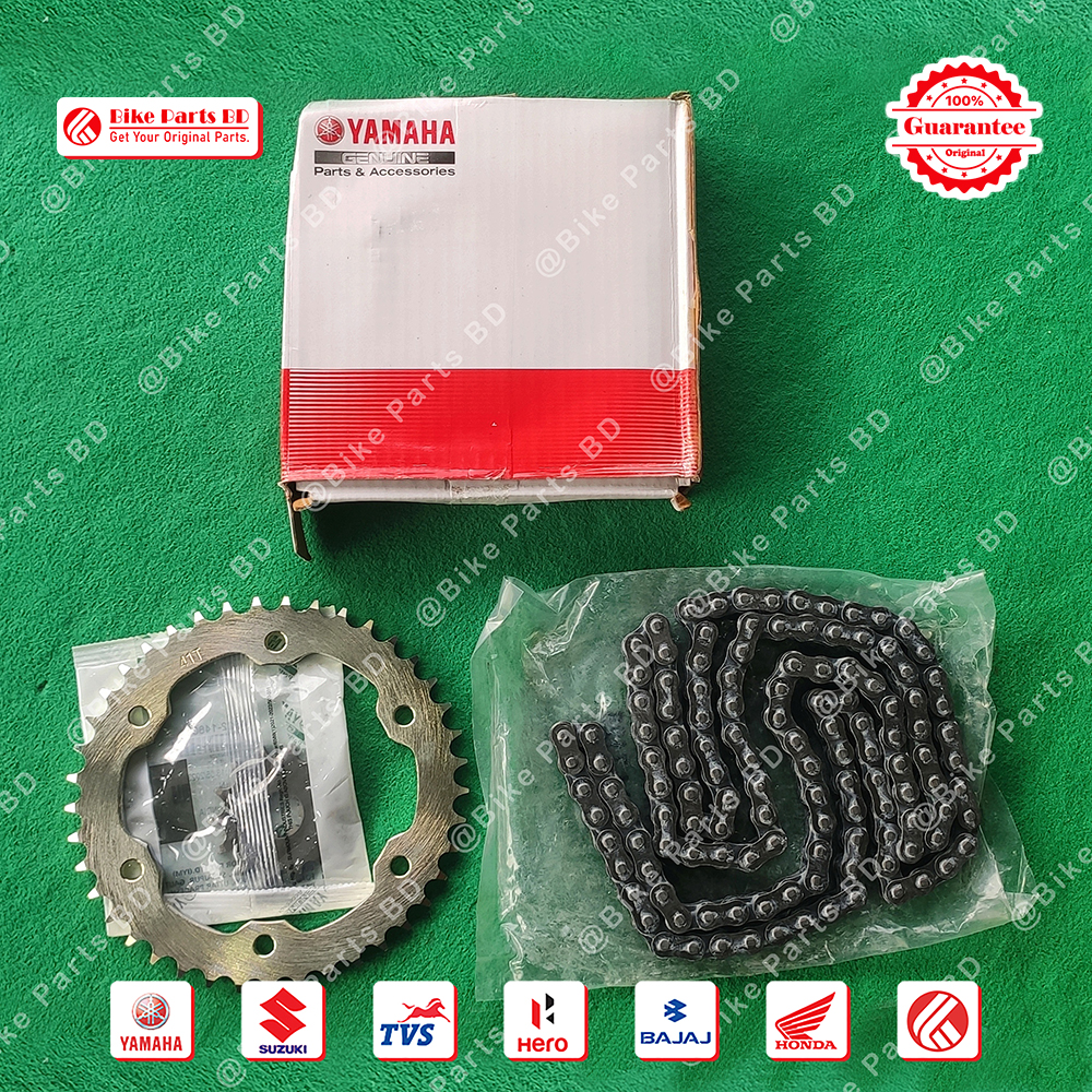 Chain Sprocket set for Yamaha FZS V2 (Double Disk), FZS V3, FZS V4 bike._img_0