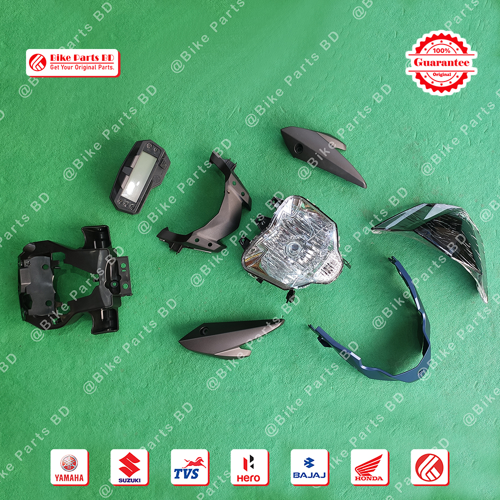 Headlight Completed with Meter for Yamaha FZS V2 (Armada Blue) bike._img_0