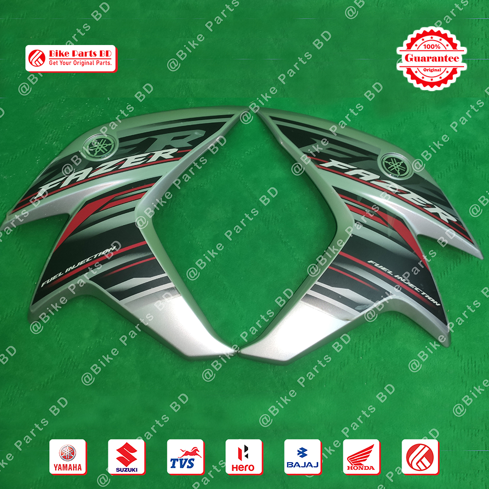 1/2 Part for Yamaha Fazer V2 (White-Red) bike._img_0