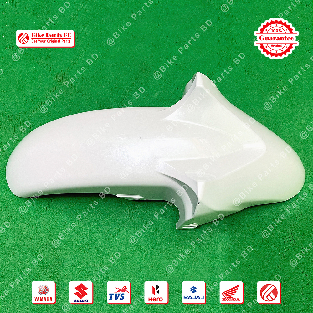 Mudguard for Yamaha FZS V1, FZS V2, Fazer V1, Fazer V2 (White-Color) bike._img_0