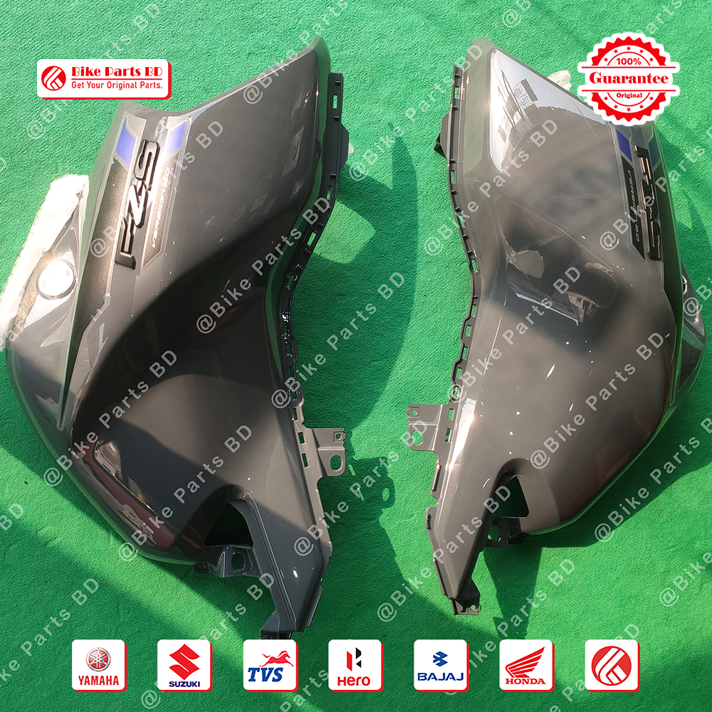 Tanky Box for Yamaha FZS V3 Deluxe (Metallic Grey) bike._img_1