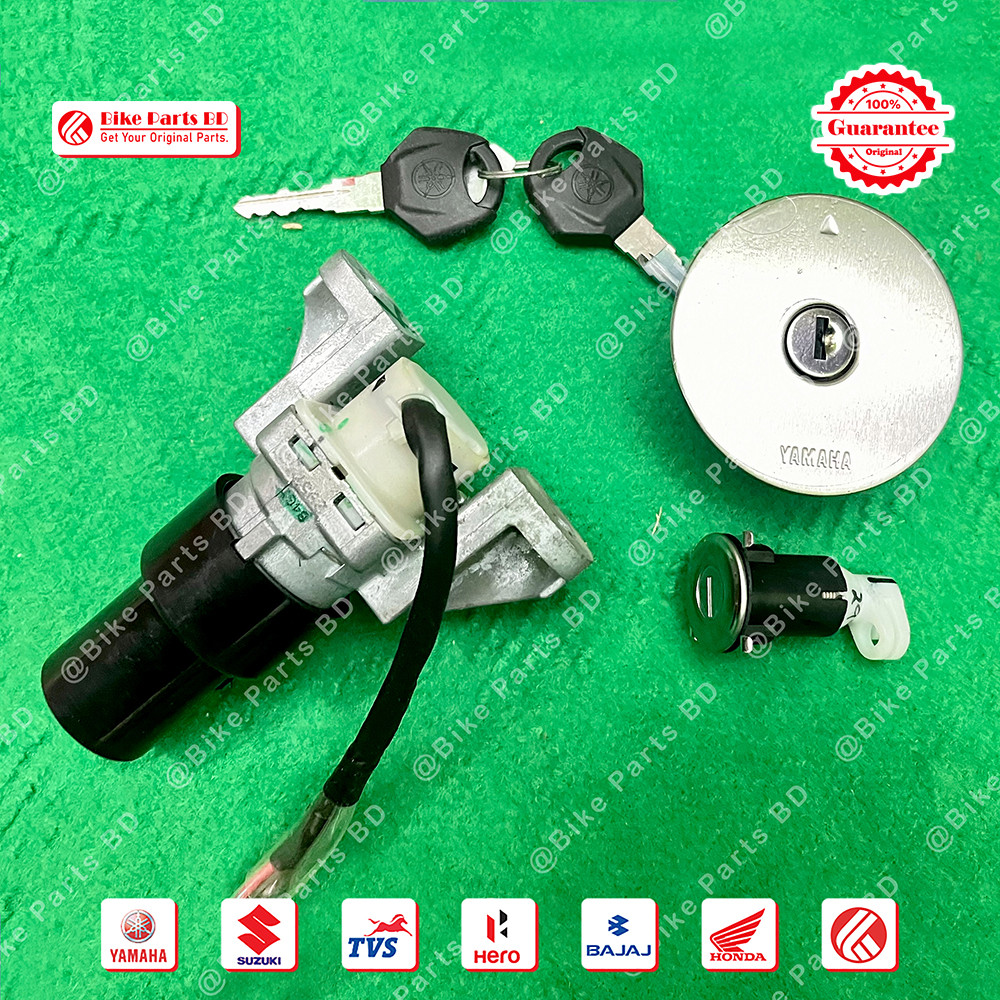 Lock set for Yamaha FZS V3 & FZS V3 Deluxe bike._img_1