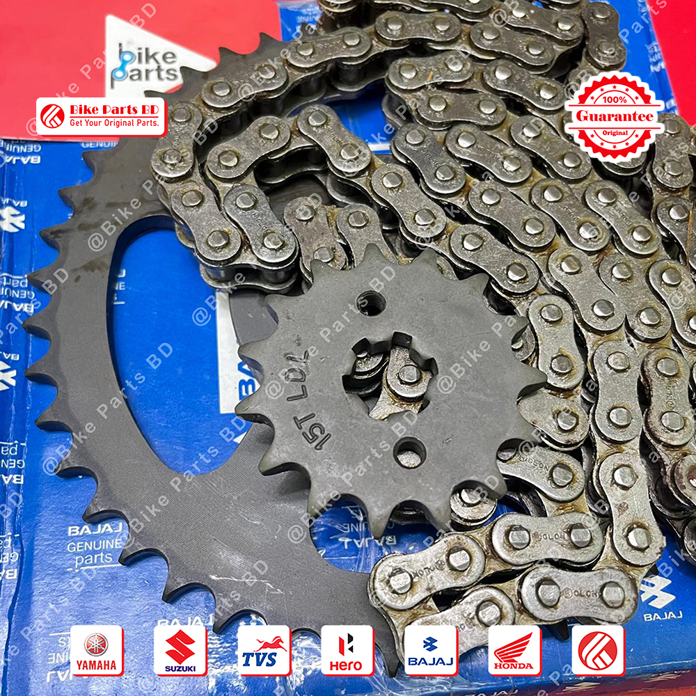 Chain Sprocket set for Bajaj Pulsar (Single Disk) bike._img_0