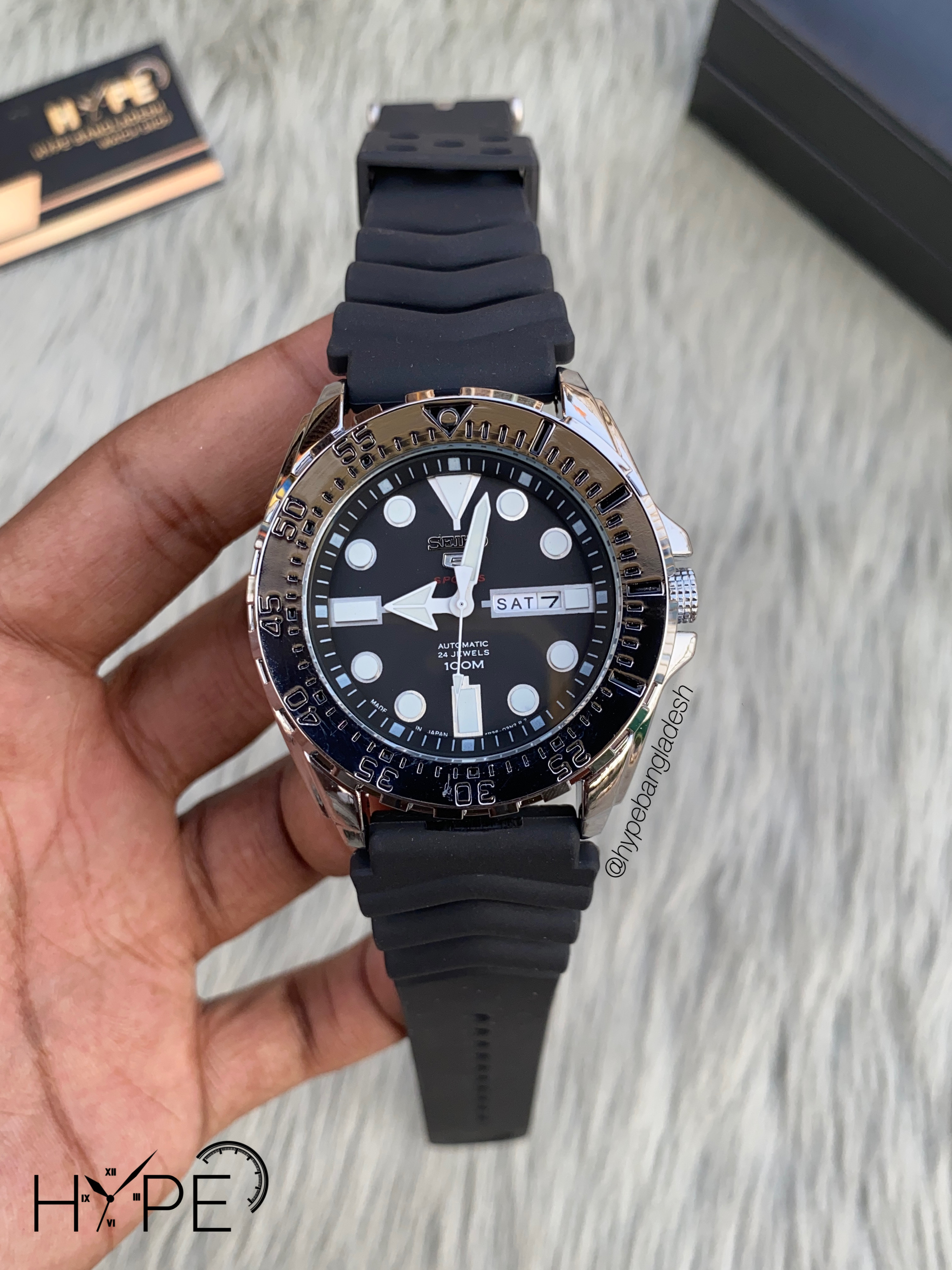 SEIK0 rubber belt (Black)_img_0