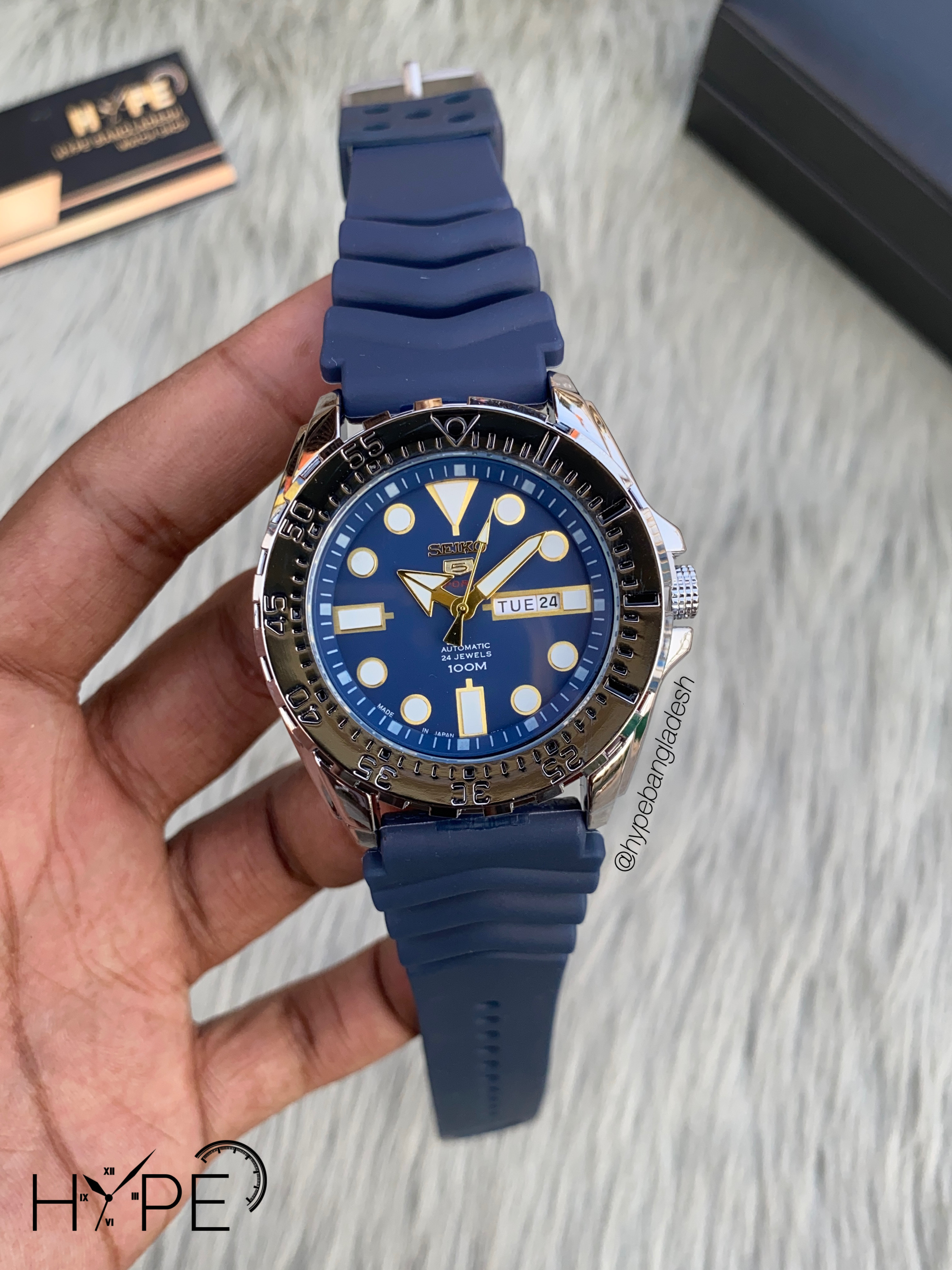 SEIK0 rubber belt (Blue)_img_0