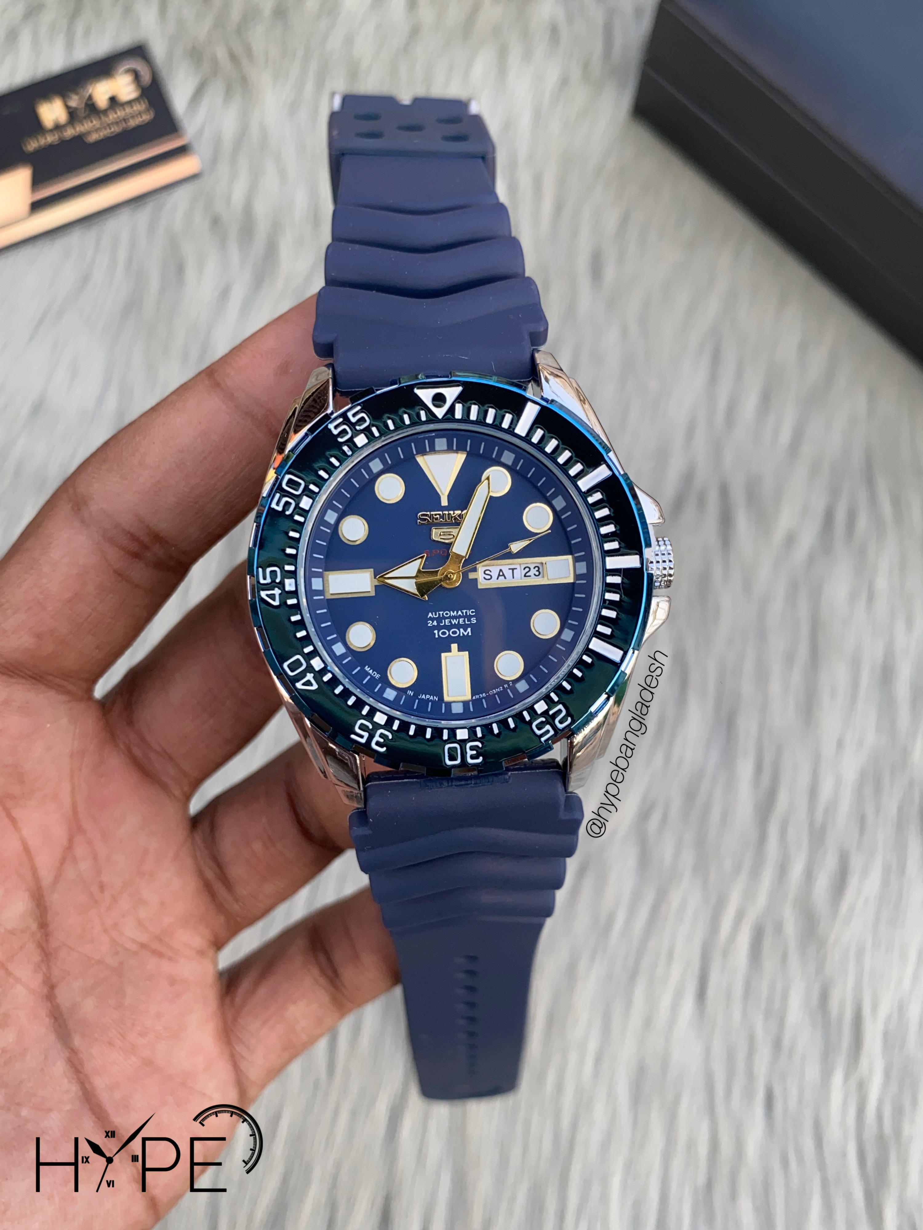 SEIK0 rubber belt (Blue)_img_0