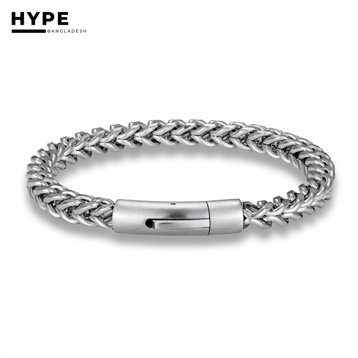 Stainless steel magnetic lock bracelet for men_img_8