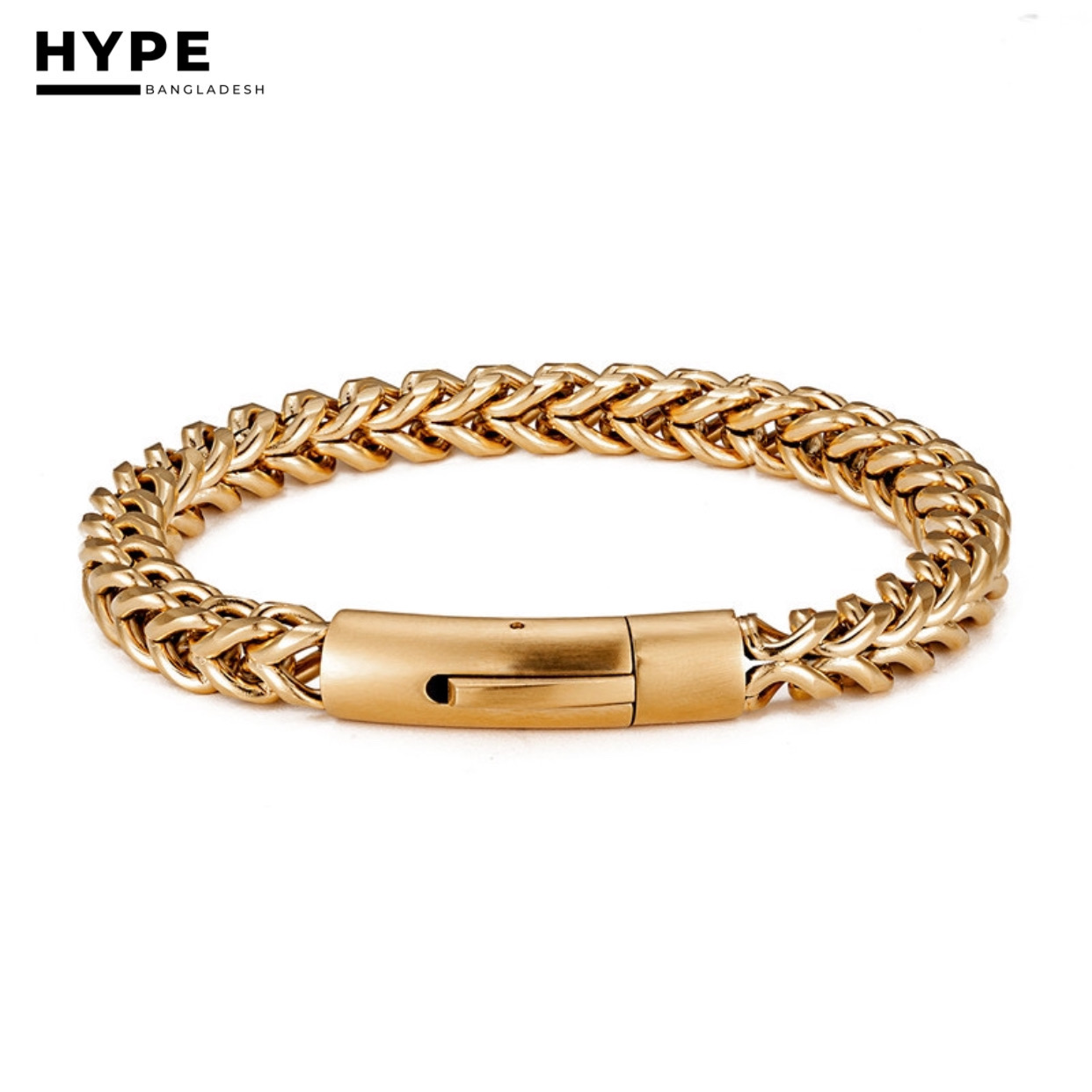 Stainless steel magnetic lock bracelet for men_img_9