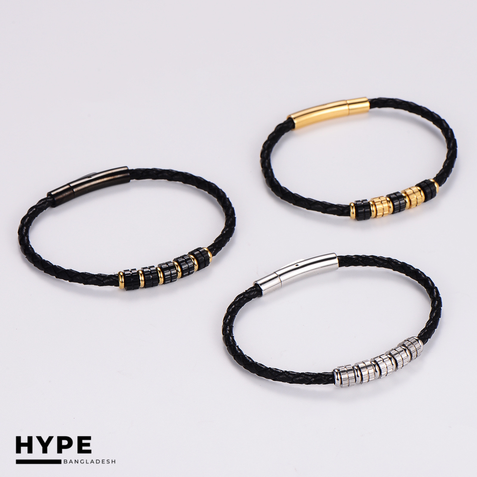 Thin leather bracelet for men_img_0