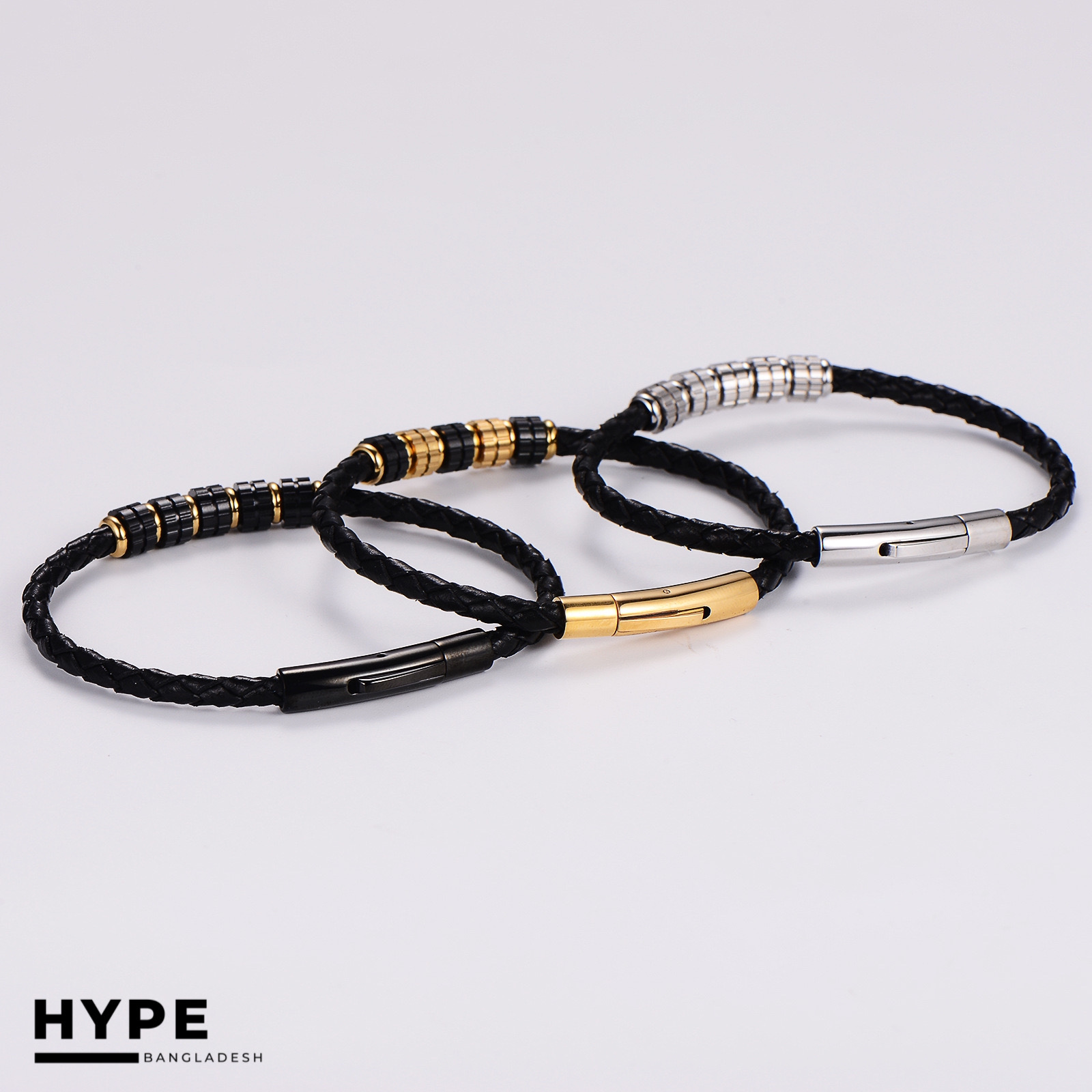 Thin leather bracelet for men_img_1