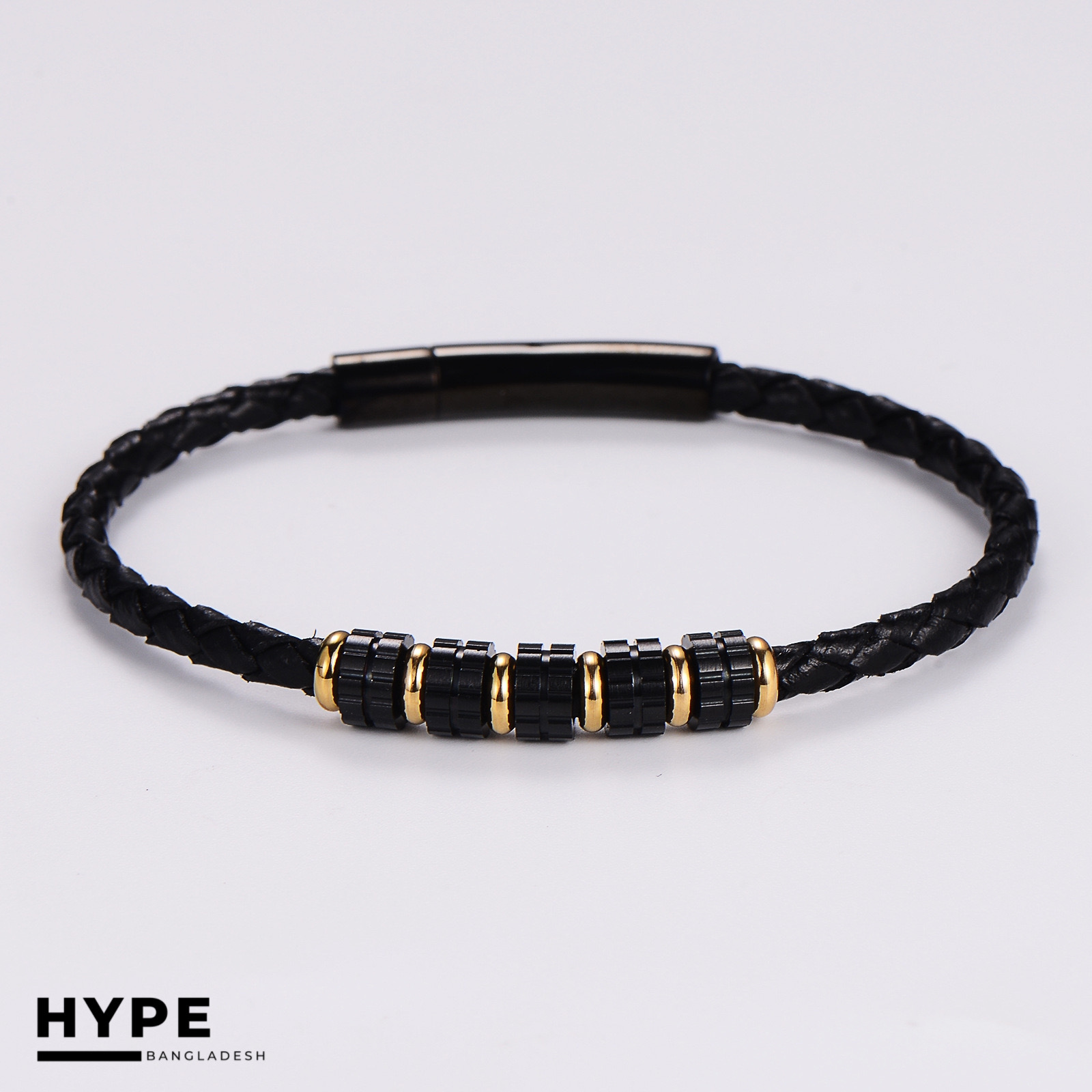 Thin leather bracelet for men_img_4